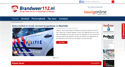 Desktop Screenshot of brandweer112.nl