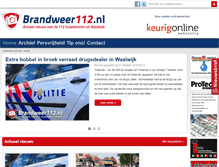 Tablet Screenshot of brandweer112.nl